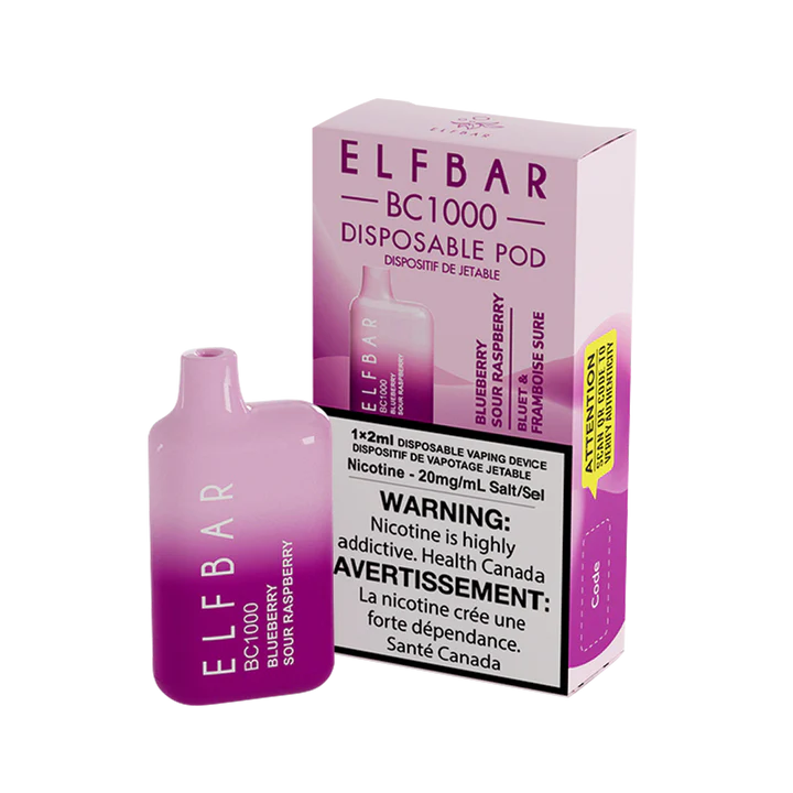 Blueberry Sour Raspberry Elfbar BC 1000 Disposable Vape