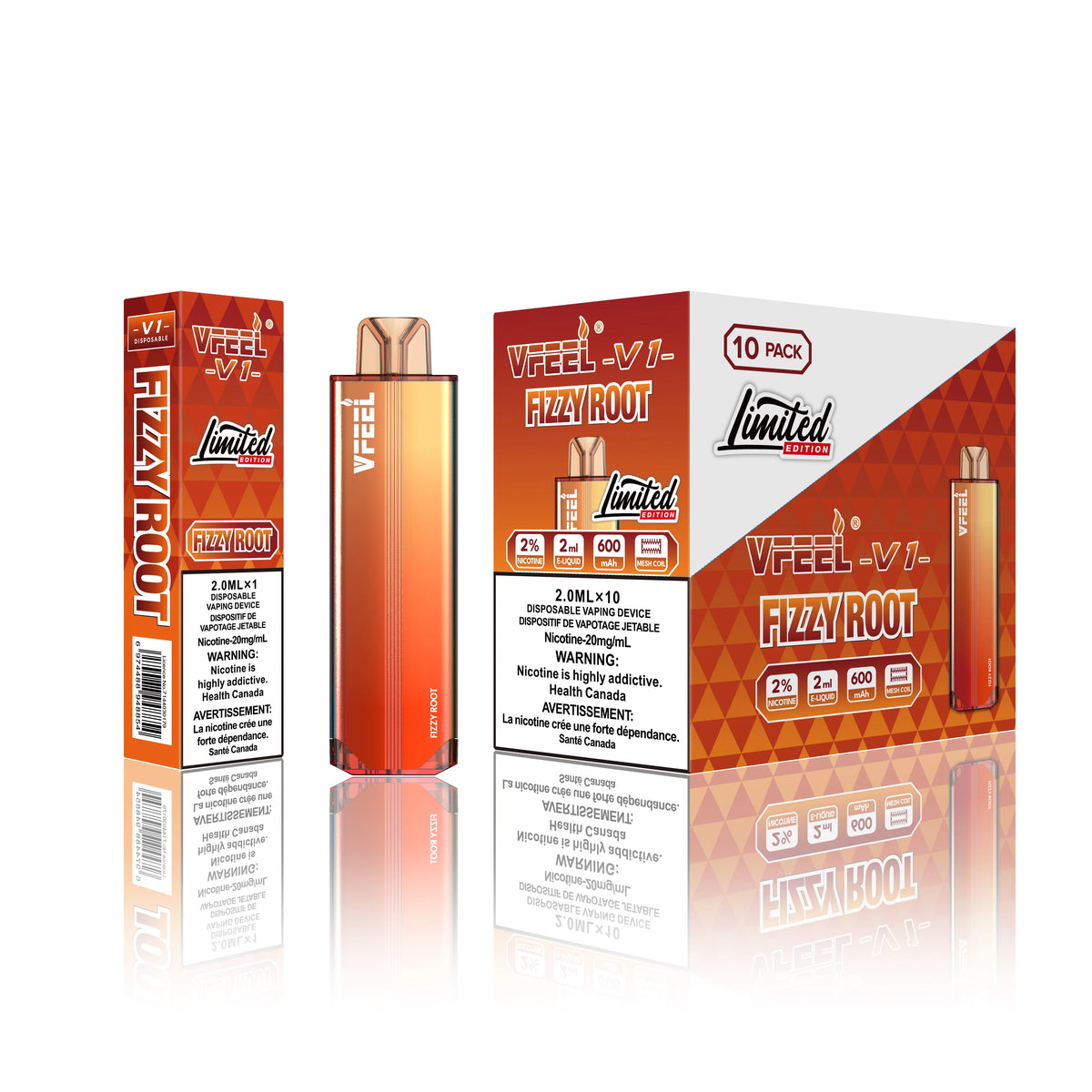 Fizzy Root Vfeel V1 6K Disposable Vape