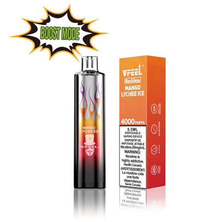 Mango Lychee Ice Vfeel Reckless 4K Vape