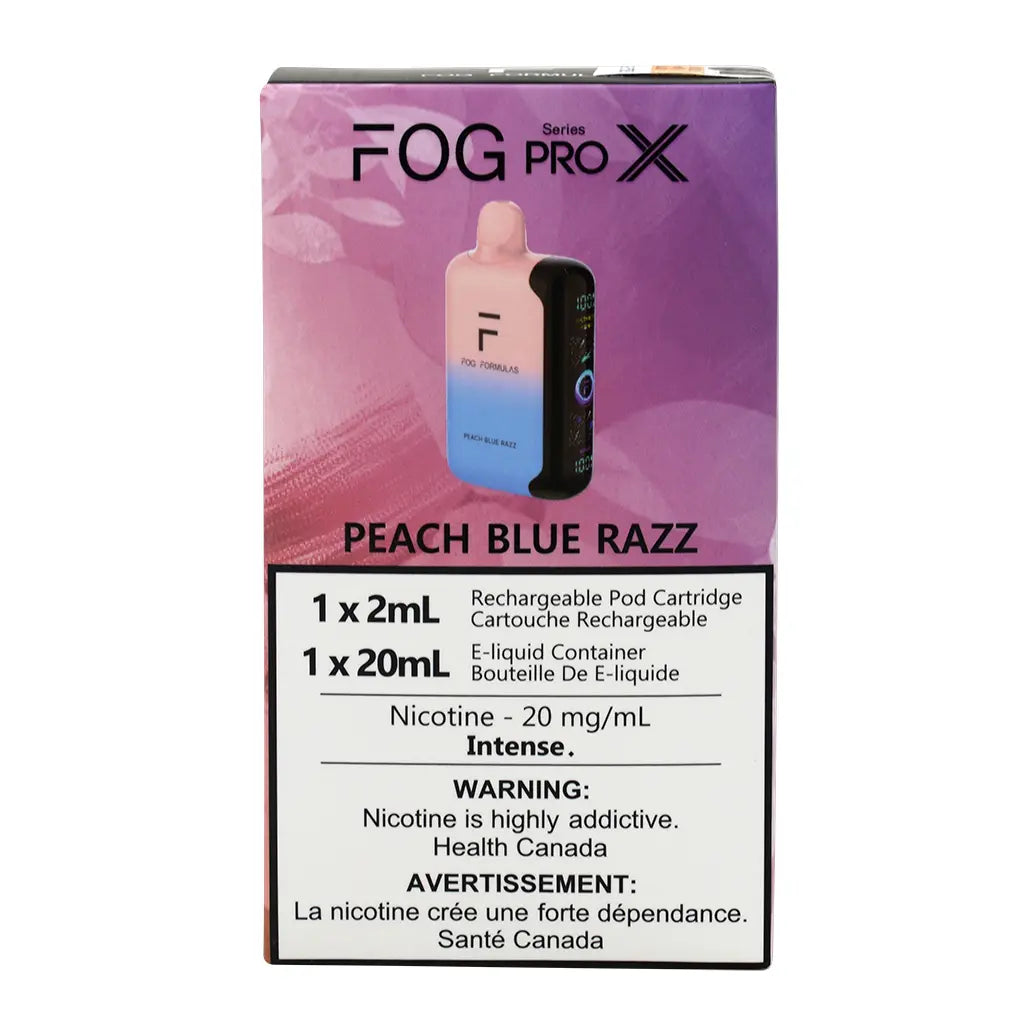 Peach Blue Razz Fog Pro X 50k