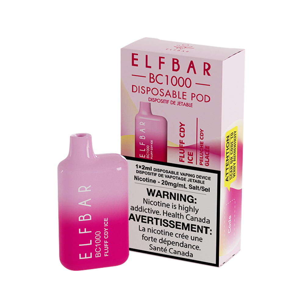 Fluffy CDY Ice Elfbar BC 1000 Disposable Vape