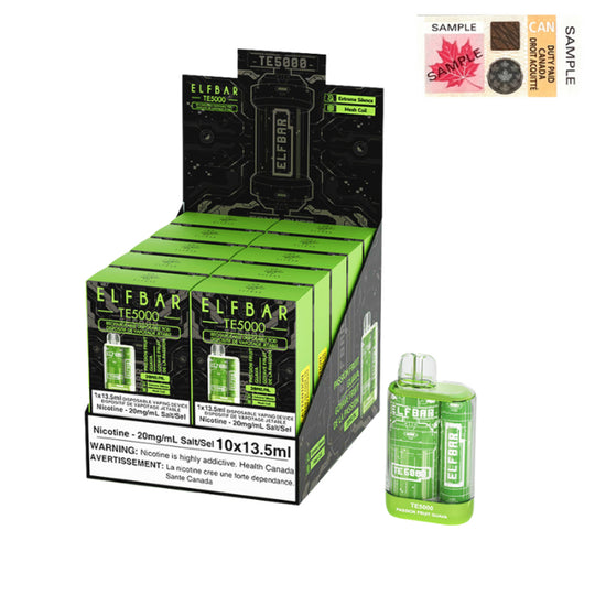 Passion Fruit Guava ELFBAR TE5000 Disposable Vapes