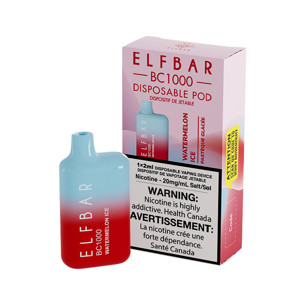 Watermleon Ice Elfbar BC 1000 Disposable Vape